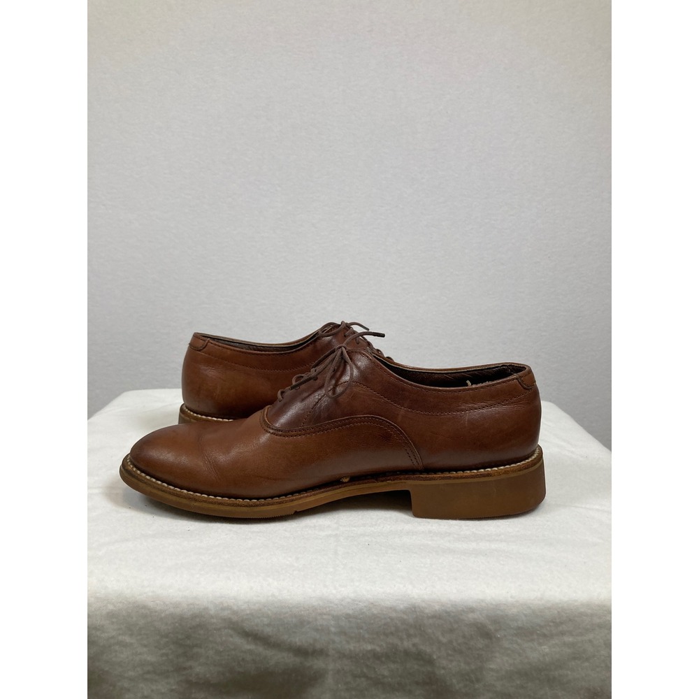 Dexter Beacon Hill Oxford Shoes Mens 7.5 M Brown Leather Vibram Sole USA W646-2